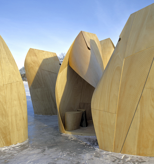Refugio para patinadores de Patkau Architects